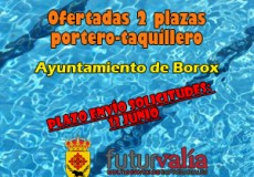 Ofertadas dos plazas de portero-taquillero para la piscina municipal del Ayuntamiento de Borox